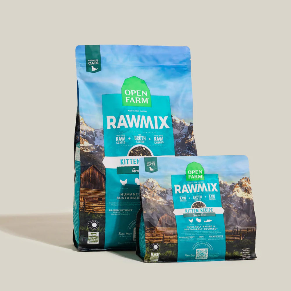 Open Farm RawMix bolsa de 1,02 kg ideal para consumo diario de gatitos.