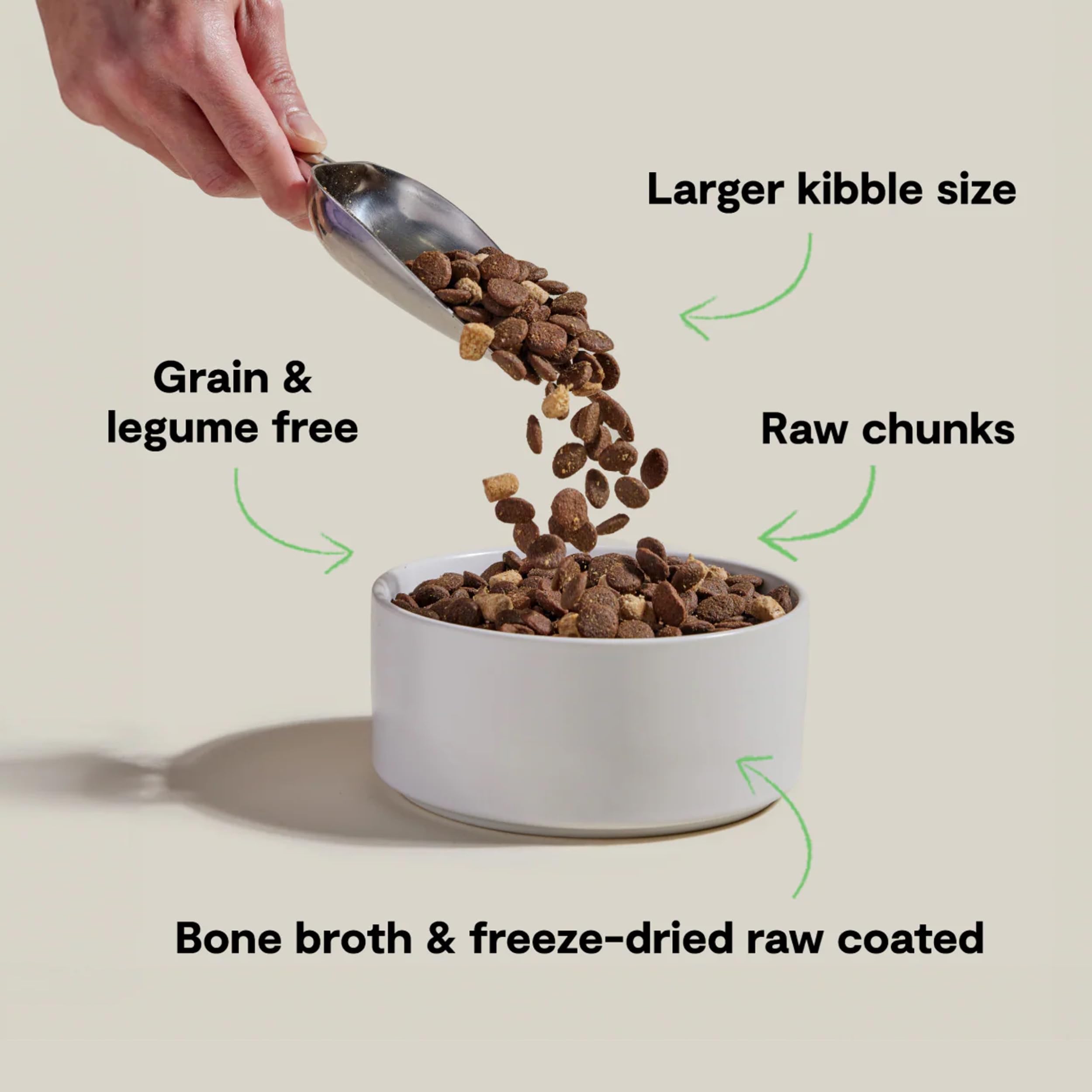 Open Farm RawMix trozos crudos congelados de salmón para perros grandes, proteína de calidad.