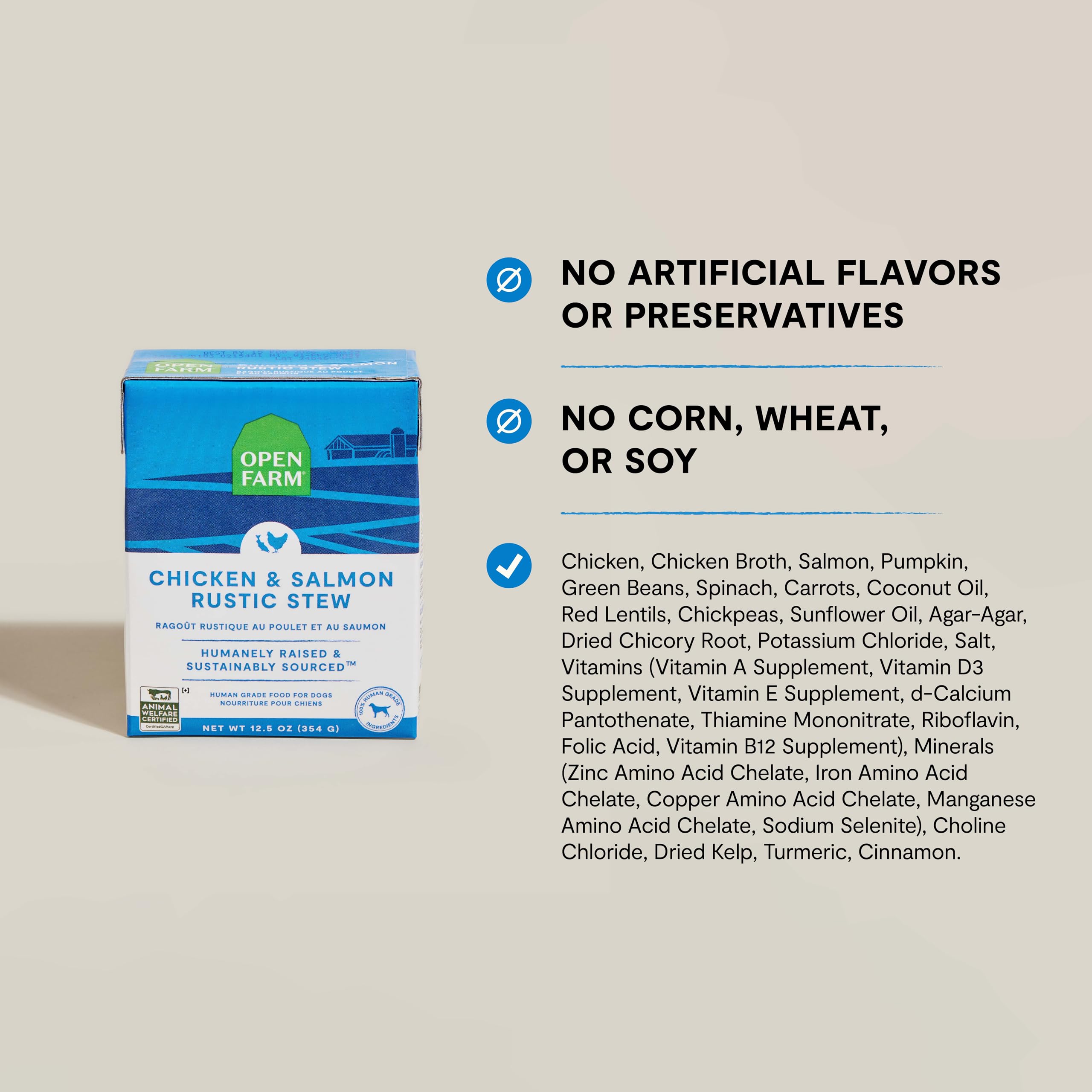 Open Farm Rustic Stews: mezcla con comida seca para enriquecer la nutrición