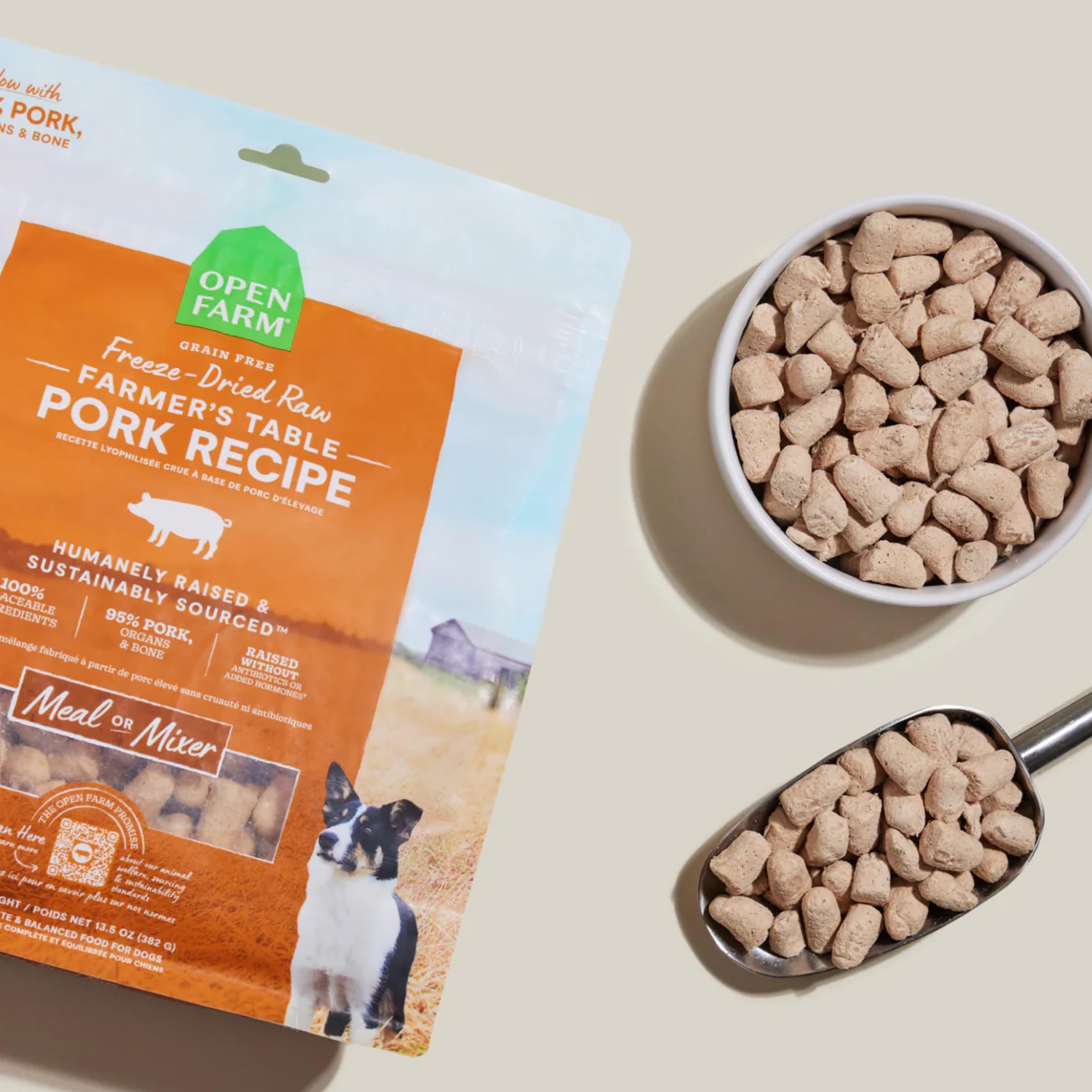 Open Farm topper para comida: añade textura y sabor sin artificios.