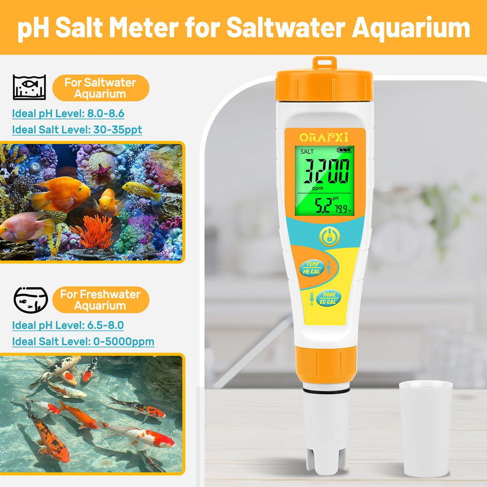 ORAPXI polvos buffer para lecturas de pH y salinidad más fiables.