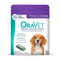 OraVet masticables dentales para perros promueven limpieza dental y reducción de placa