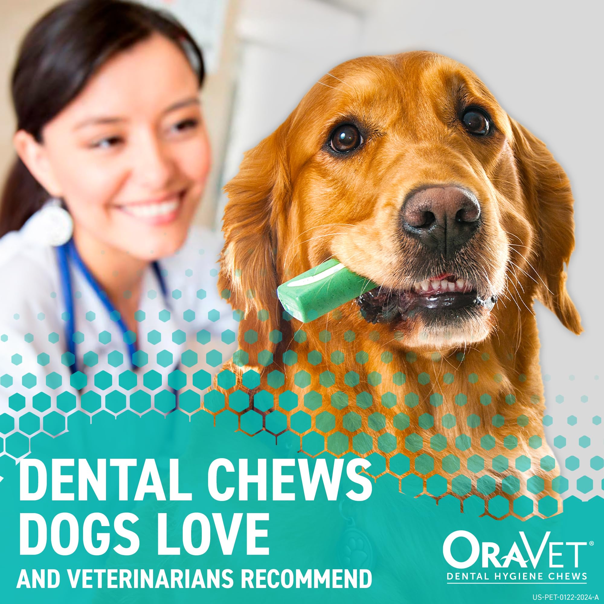 OraVet masticables con vainilla para perros pequeños, sabor agradable