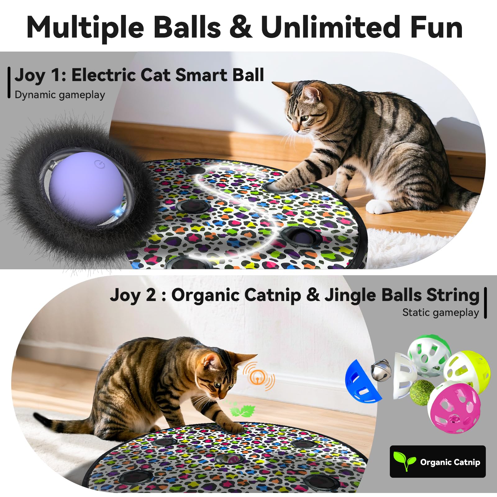 ORSDA sensor táctil activa la bola por toque para diversión instantánea.