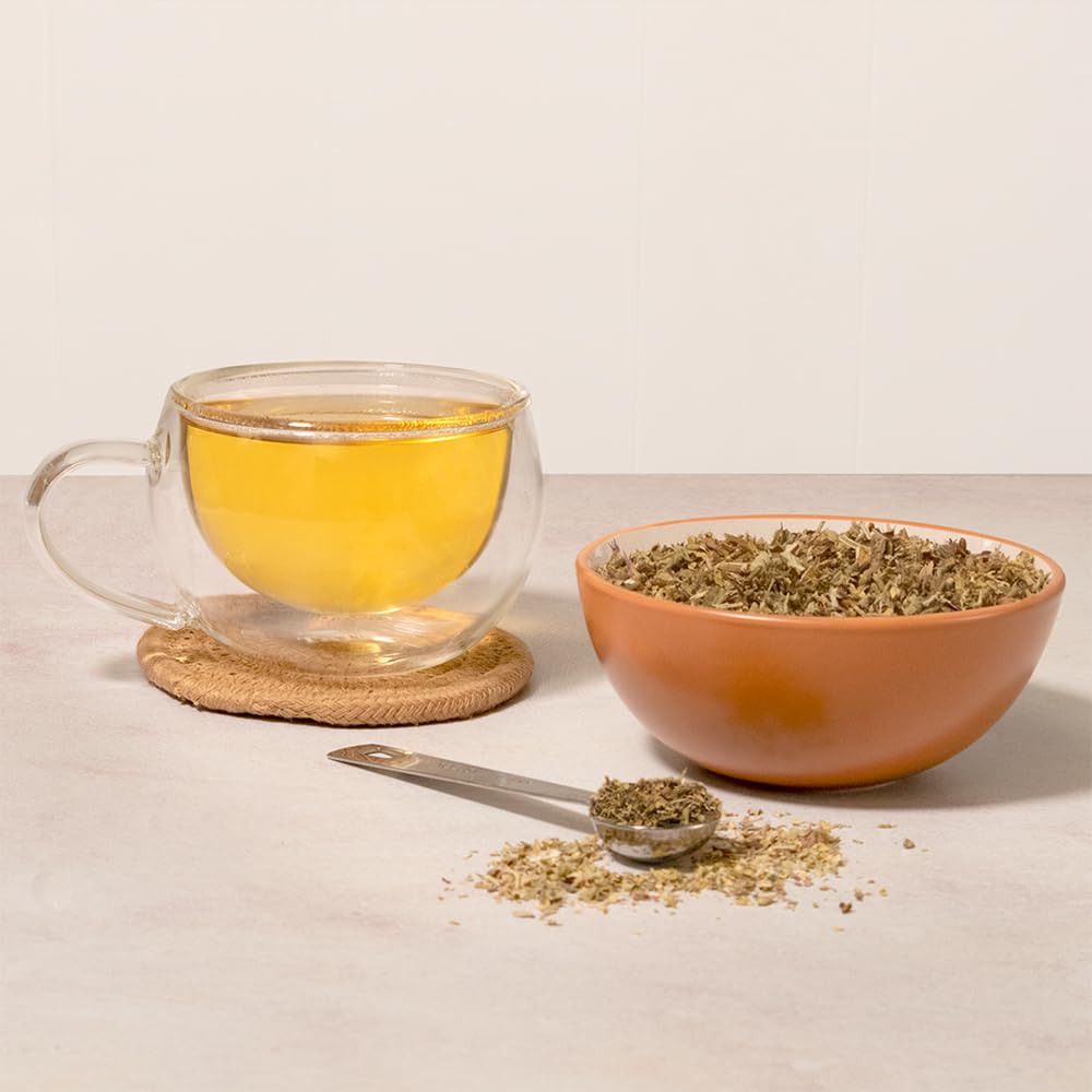 Organic Positively Tea Company presentación de té catnip en bolsa suelta para calma.