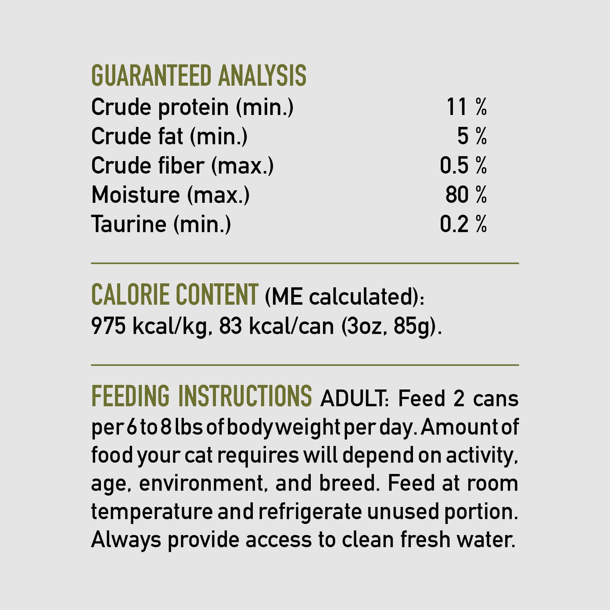 Dieta natural ORIJEN para gatos, sabor auténtico
