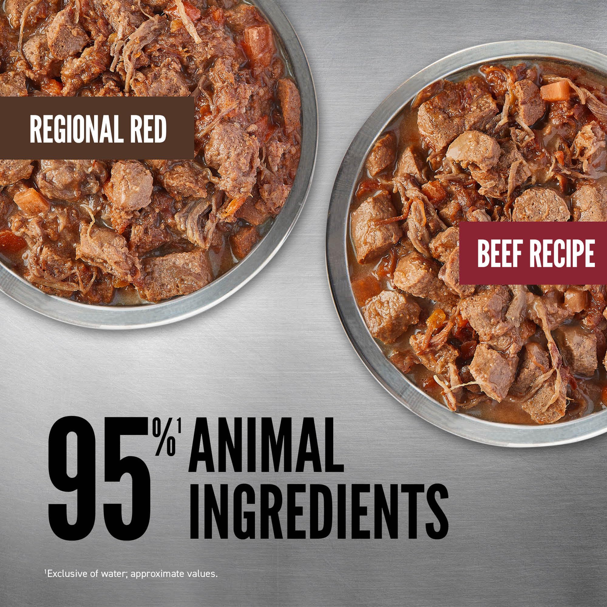 Hebras de carne real con res y huevos, textura atractiva.