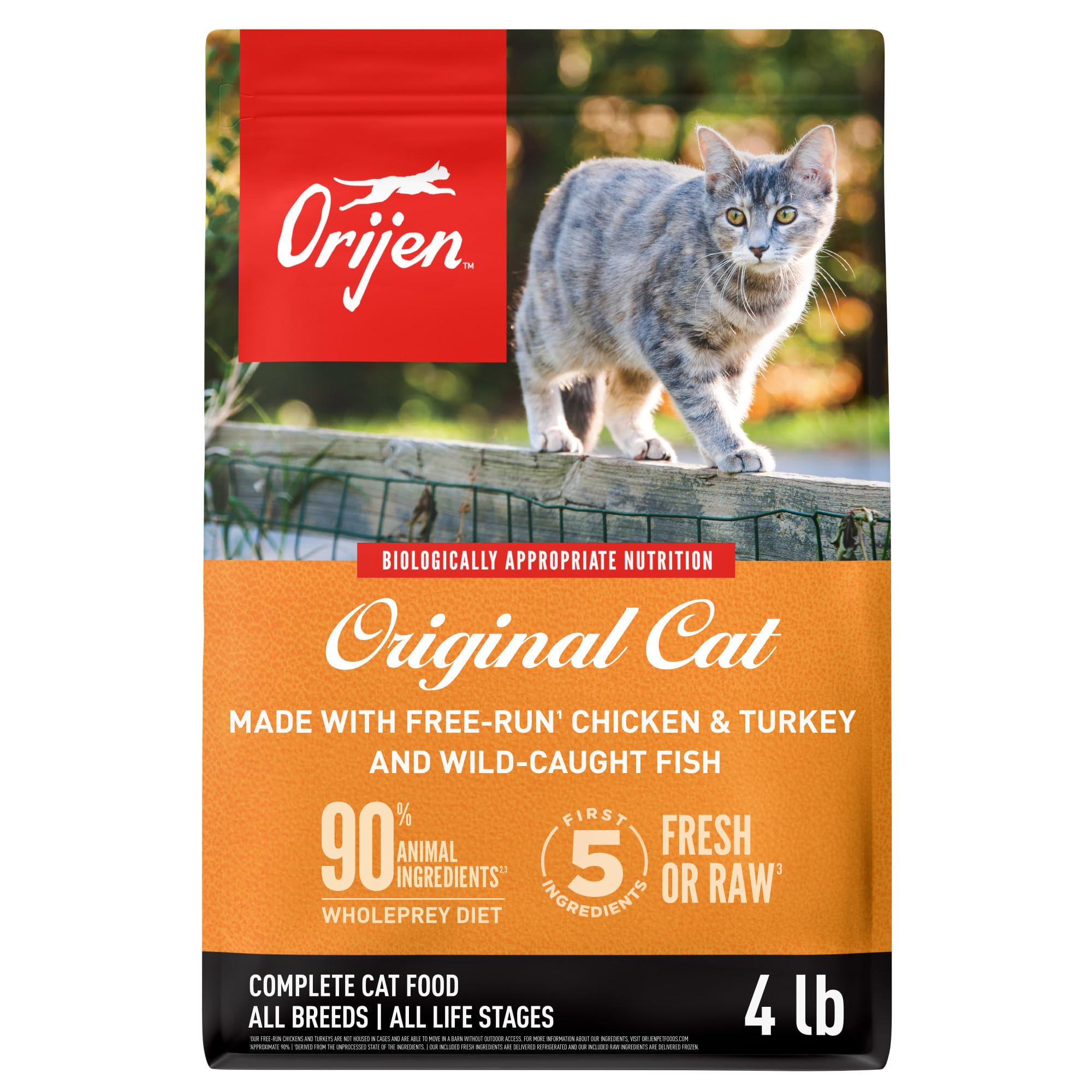 ORIJEN Original Gato: bolsa 4 libras para nutrición diaria