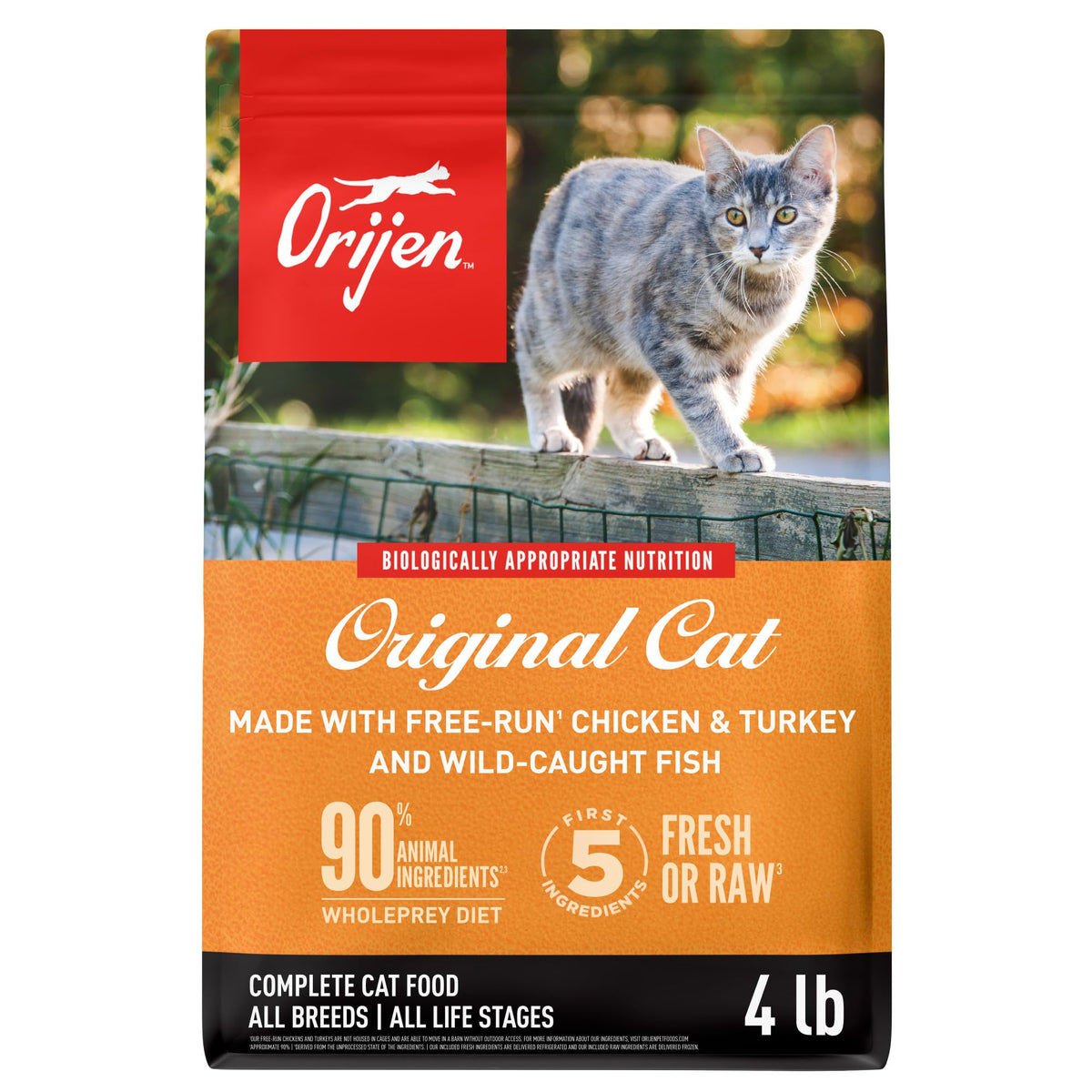 ORIJEN Original Gato: bolsa 4 libras para nutrición diaria