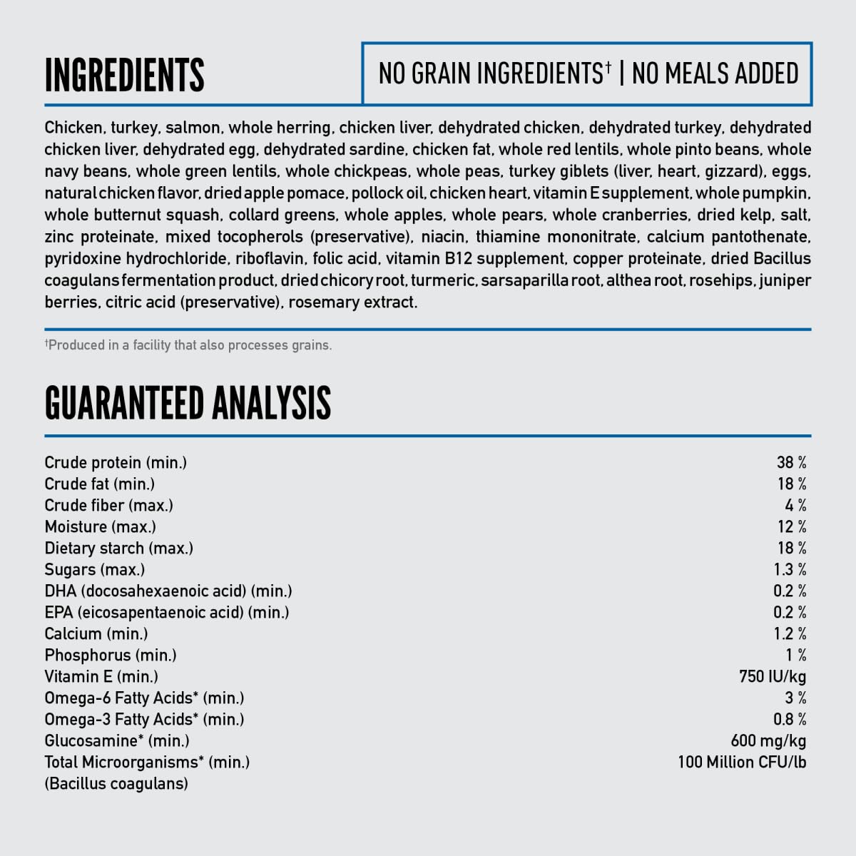 Elaborado en Estados Unidos con ingredientes de calidad mundial.