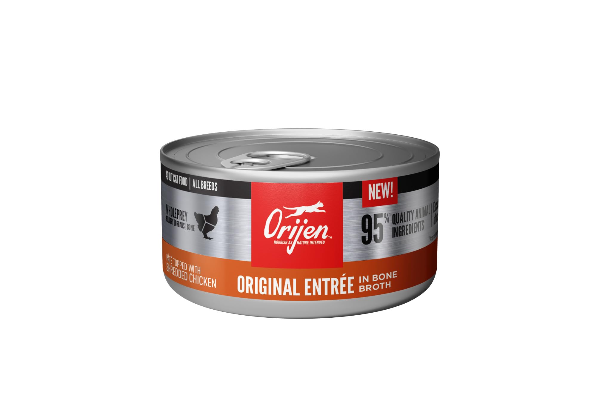 ORIJEN Original Pate, alto en proteínas de origen animal para nutrición equilibrada.