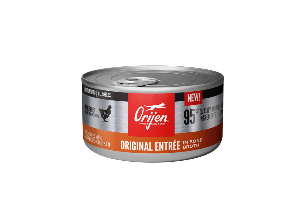 ORIJEN Original Pate, alto en proteínas de origen animal para nutrición equilibrada.