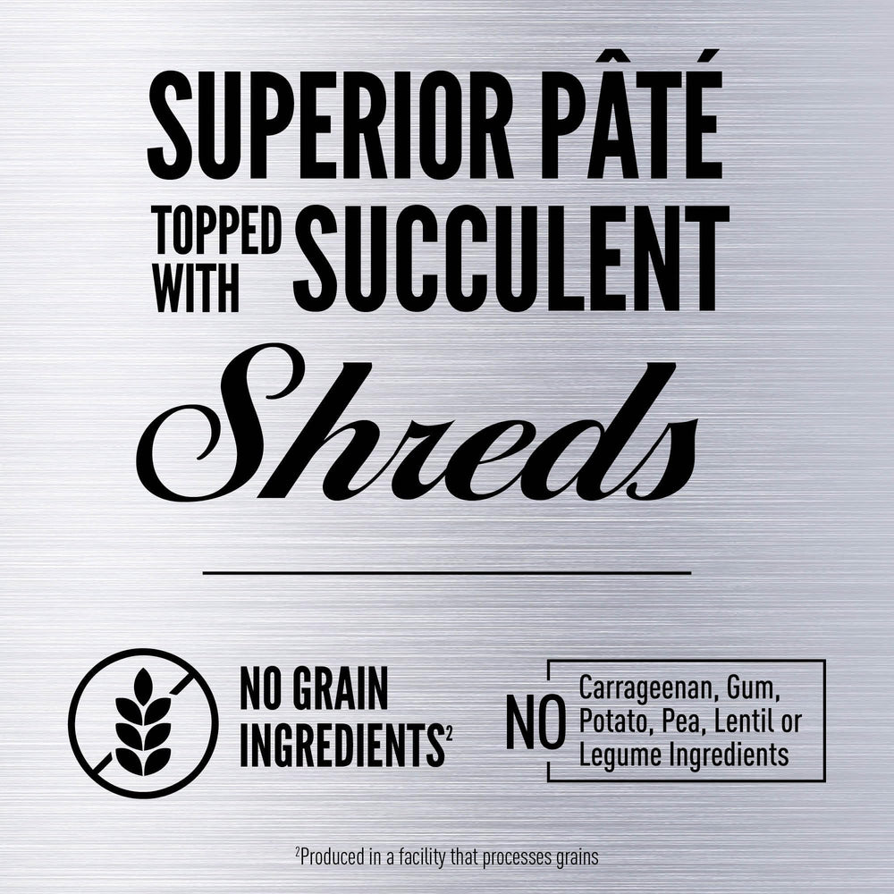 ORIJEN paté con 95% ingredientes animales, fuente de proteínas.