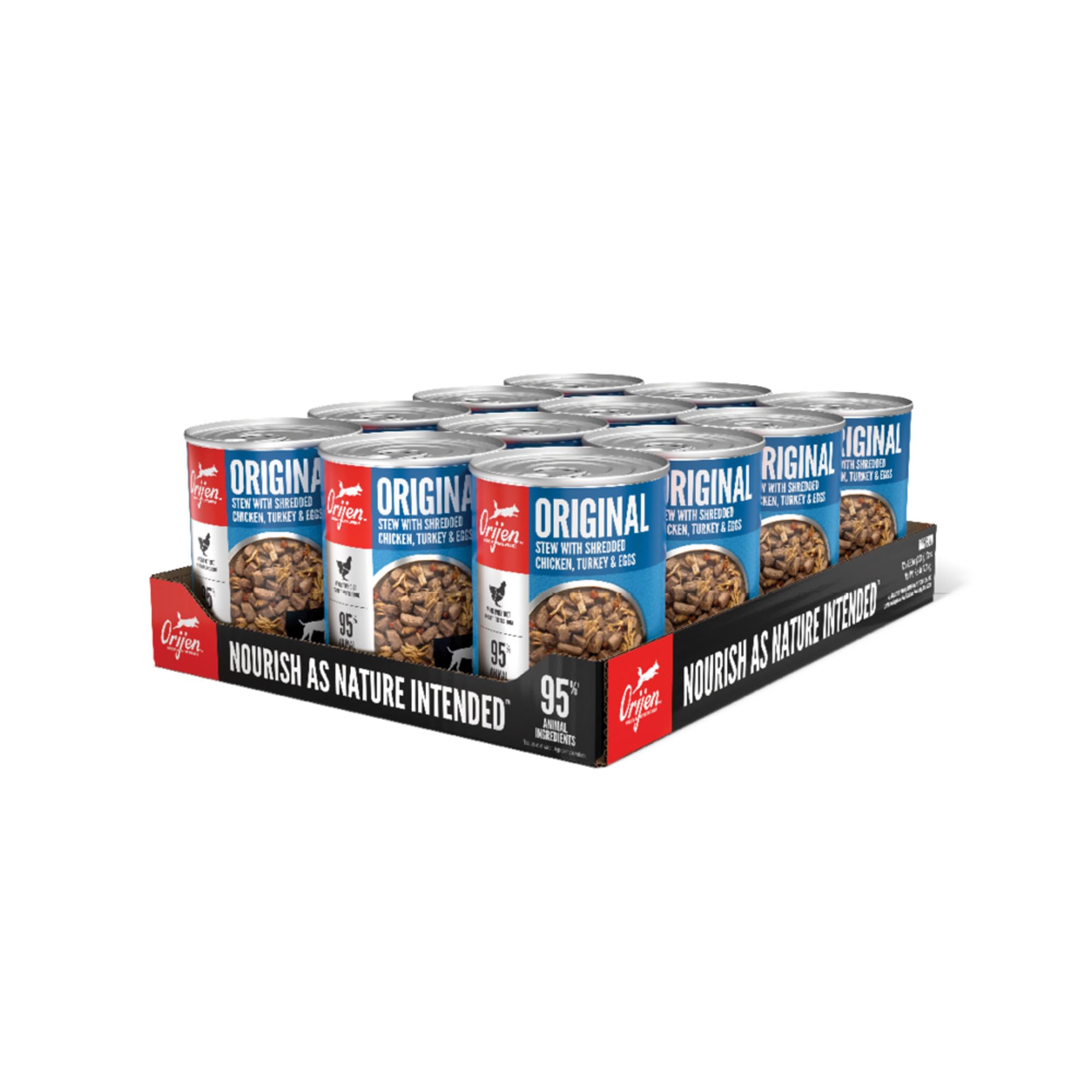 ORIJEN pedazos reales de carne en lata Estofado Original para perros.