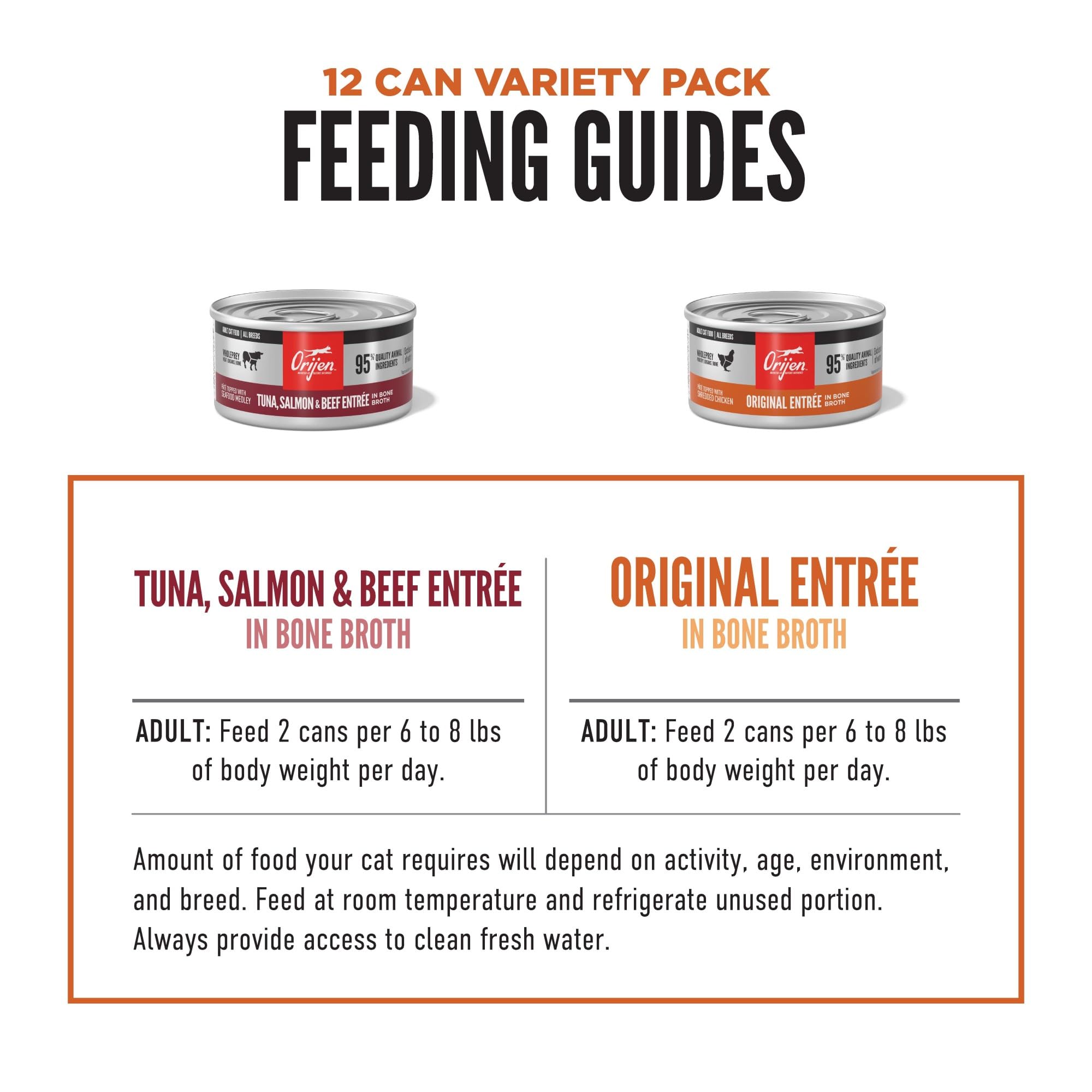 ORIJEN Premium Pâté formato 3onzas: porciones prácticas para cada comida.