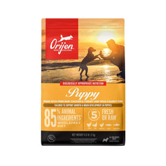 ORIJEN Puppy sin granos, bolsa 4,5 lb, apoya desarrollo saludable y digestión suave