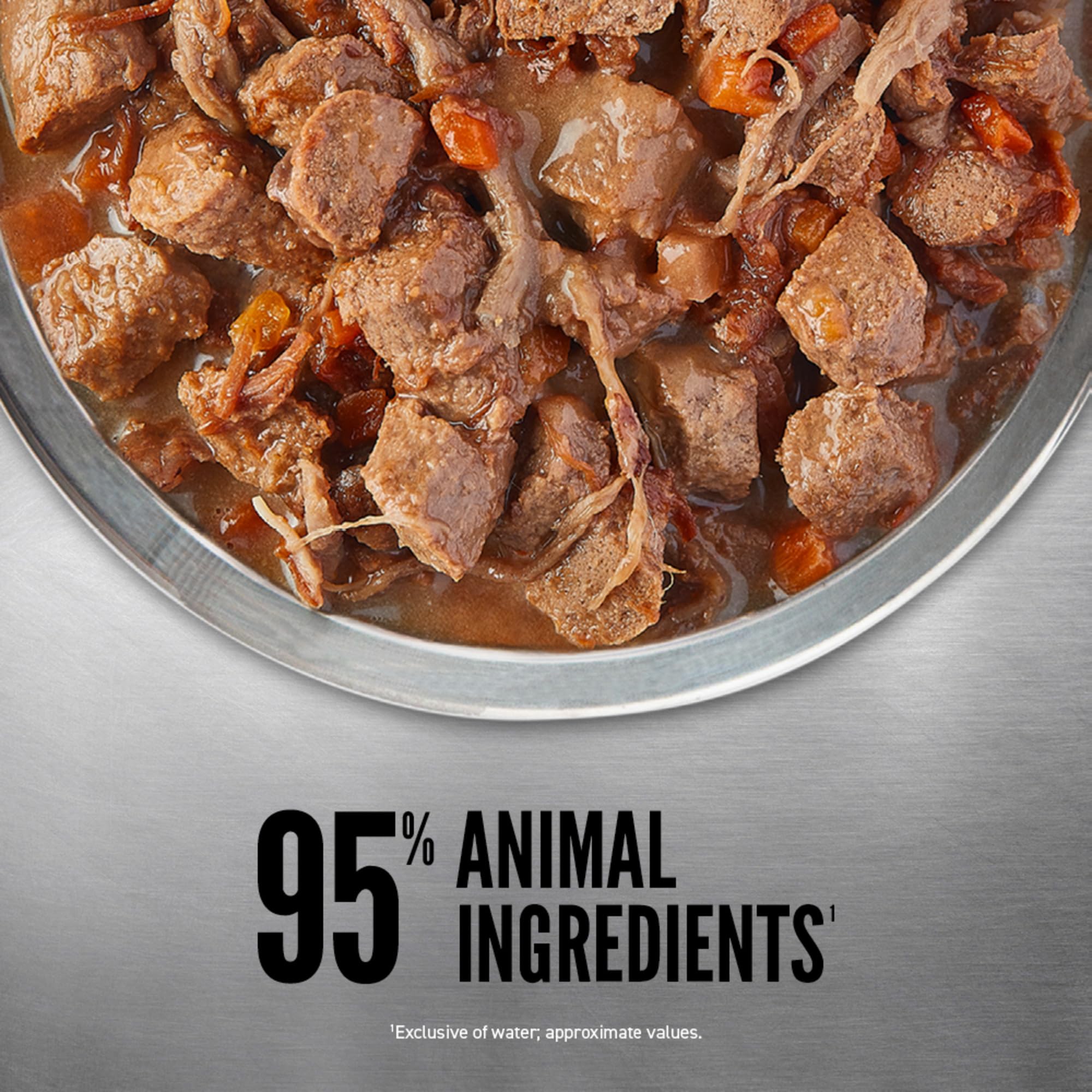 ORIJEN Real Meat Shreds Tundra Stew ingredientes WholePrey nutrientes esenciales.