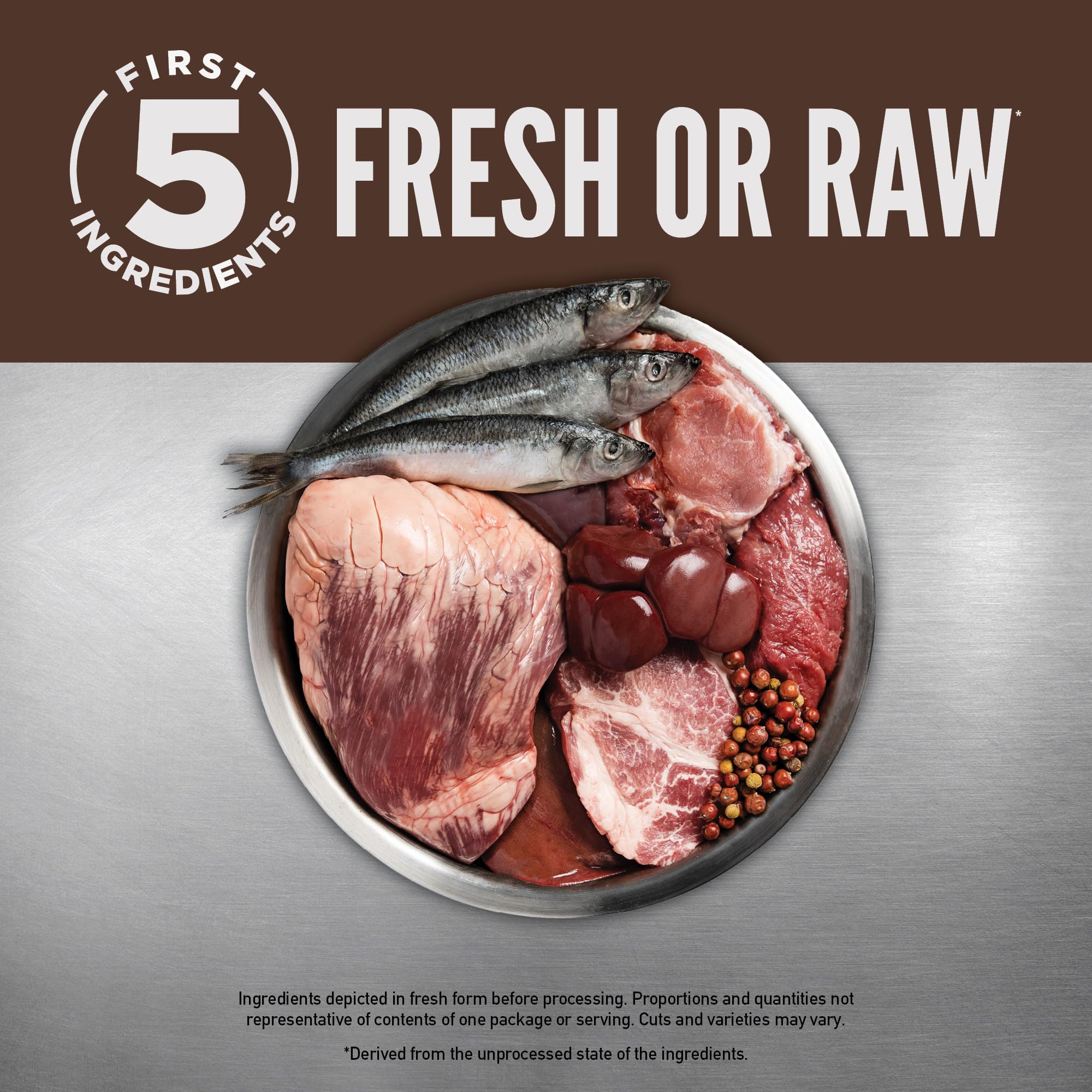 ORIJEN Regional Red, ingredientes WholePrey con órganos y huesos para vitalidad.