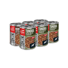 ORIJEN Tundra: lata con cordero, pato y carne deshebrada para variedad