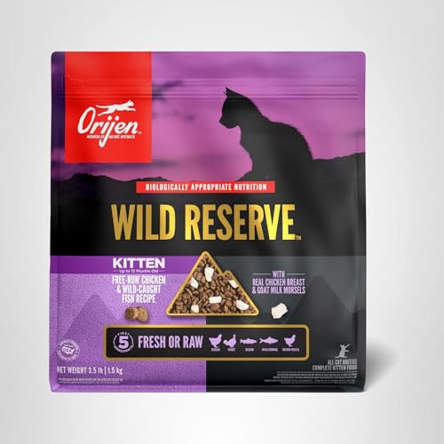 ORIJEN Wild Reserve gatitos, dieta de calidad para gatitos en crecimiento