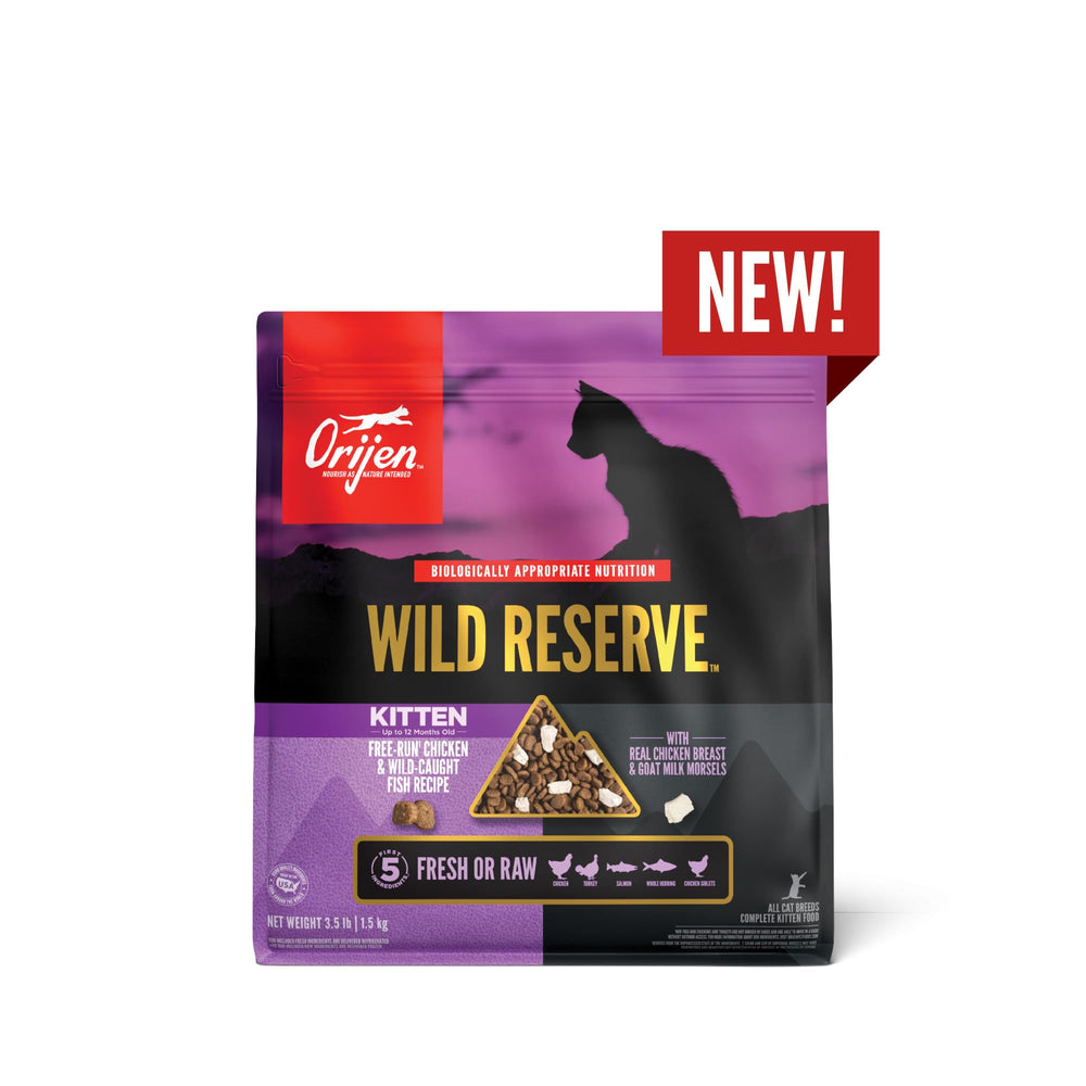 ORIJEN Wild Reserve gatitos, proteína de alta calidad para crecimiento