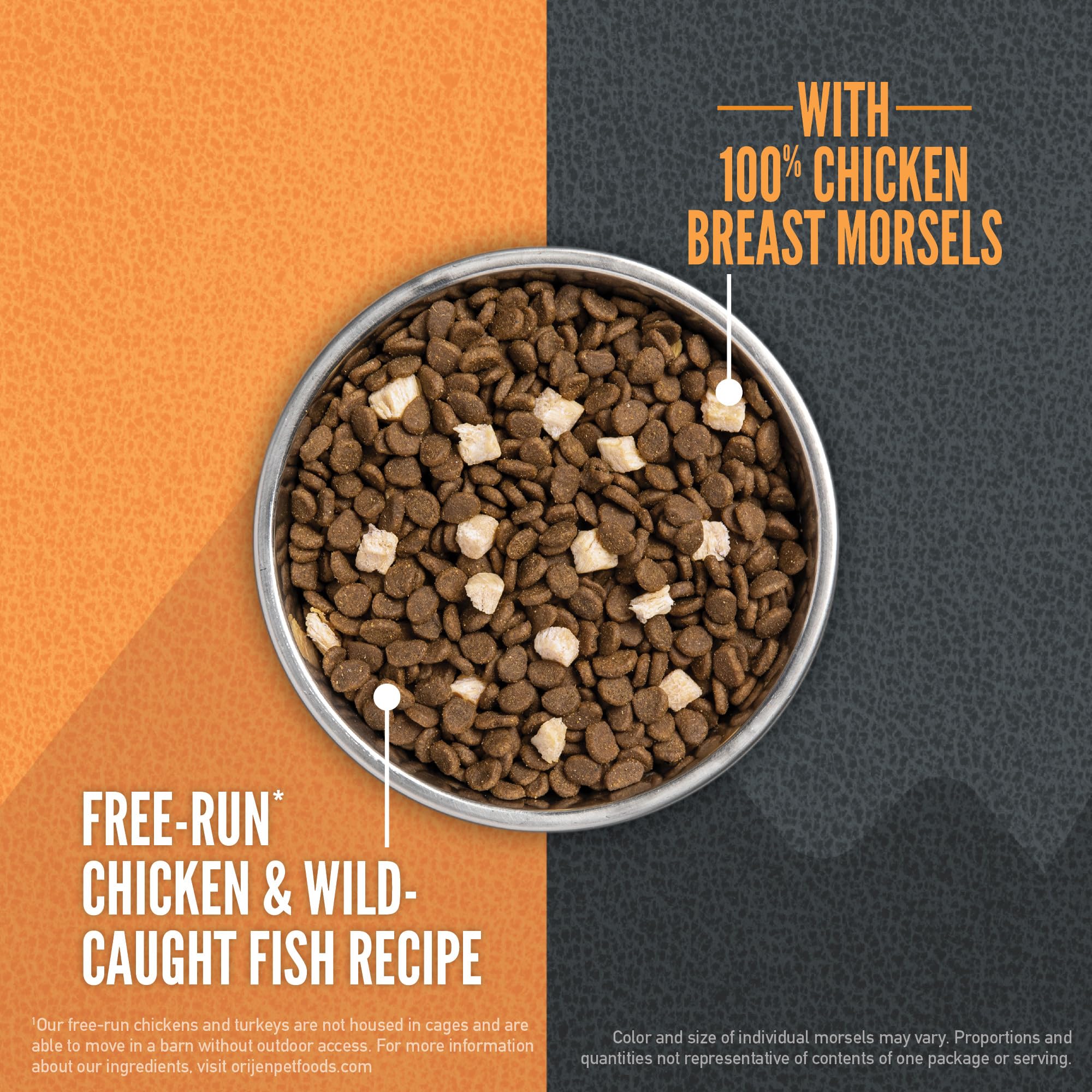 ORIJEN Wild Reserve: sin rellenos, croquetas densas para una comida más natural.