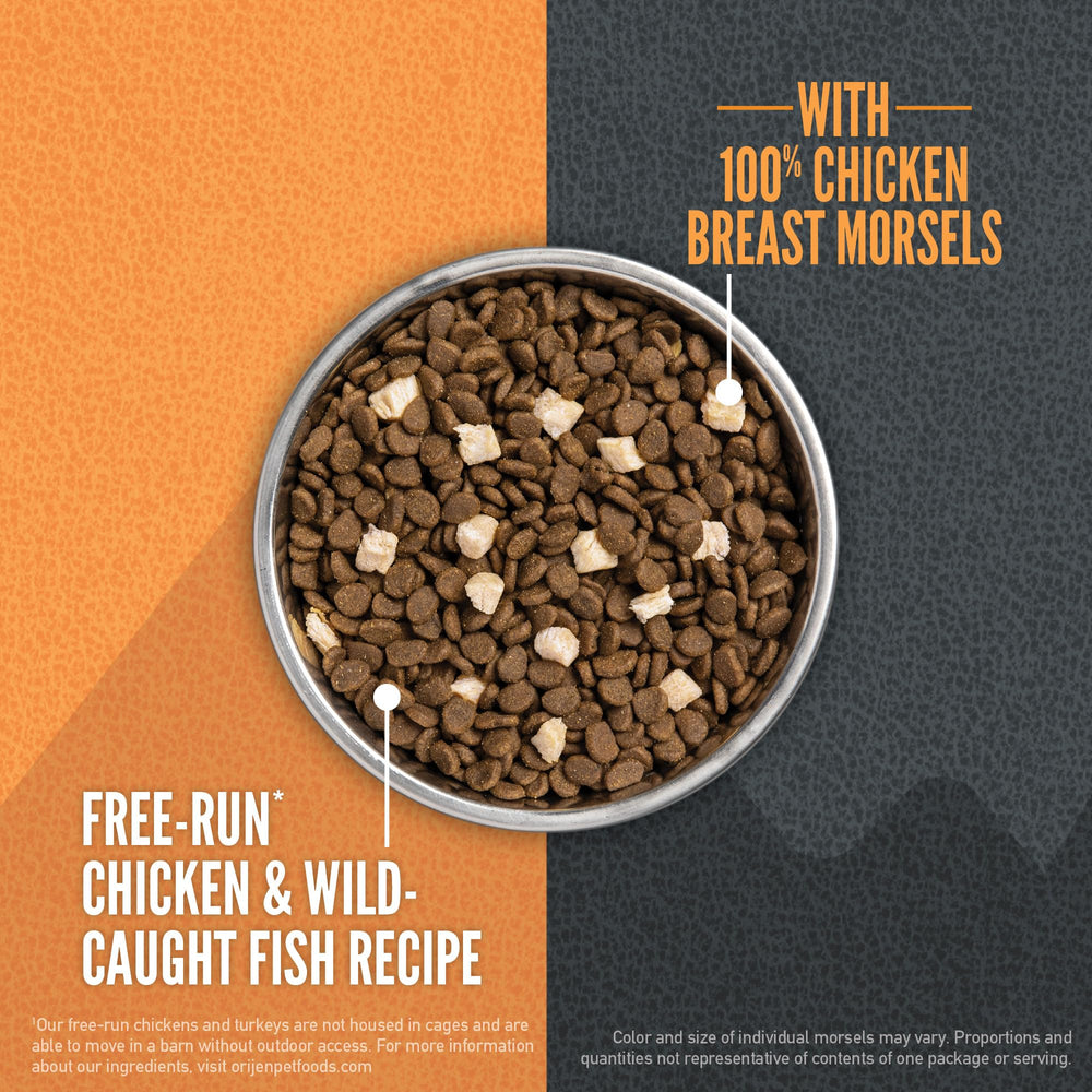 ORIJEN Wild Reserve: sin rellenos, croquetas densas para una comida más natural.