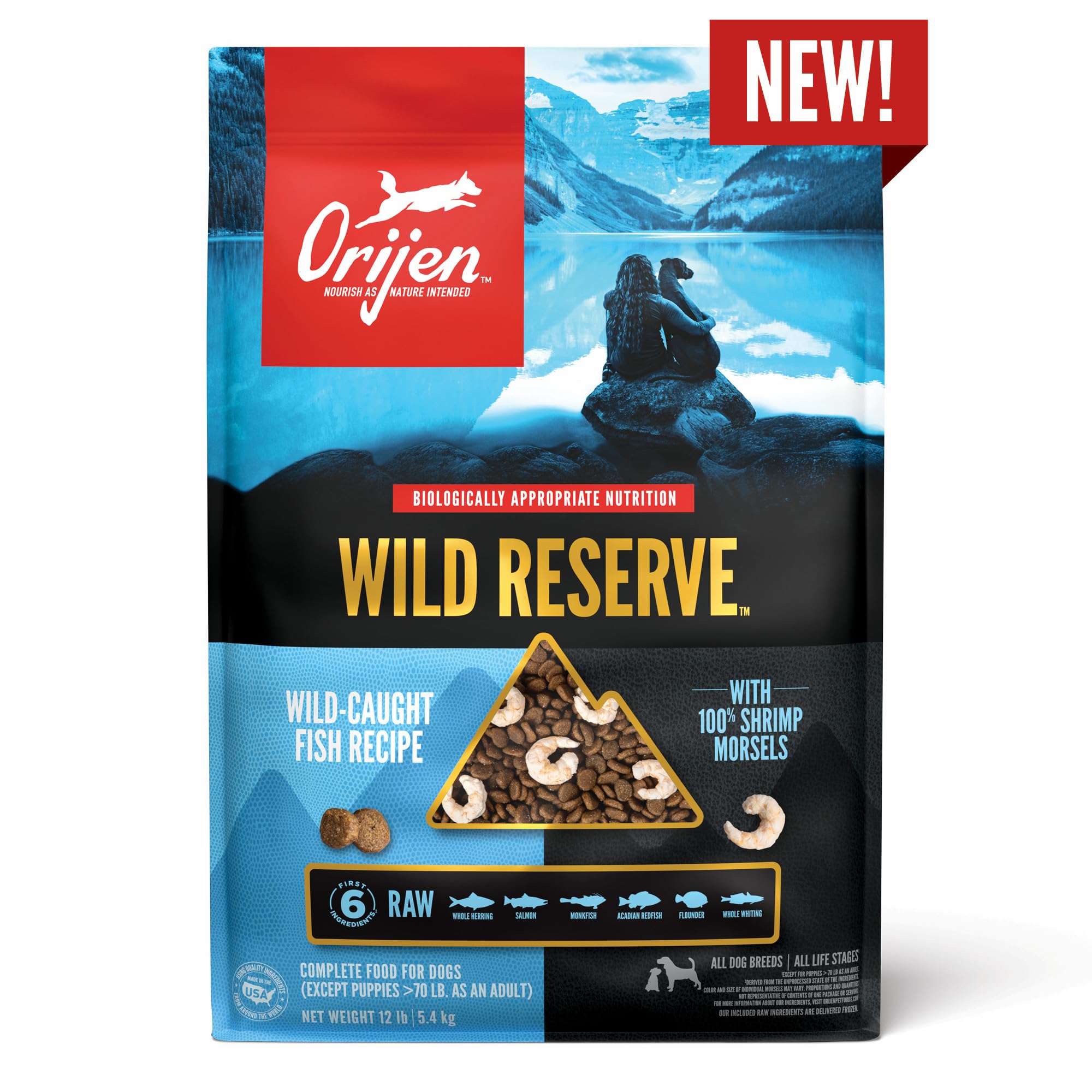 ORIJEN Wild Reserve: textura y sabor variados para estimular el apetito