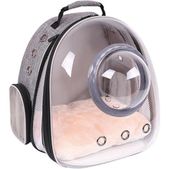 ORIZZP Mochila gato frente extendido para acceso cómodo durante el viaje.
