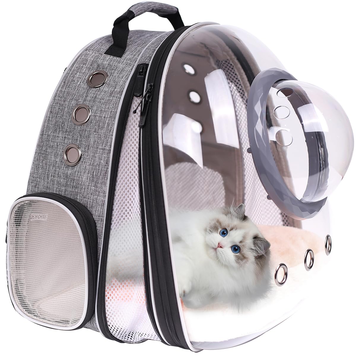 ORIZZP Mochila ideal para gatos y perros pequeños en uso diario.