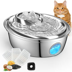 Fuente ORSDA para gatos con flujo doble para beber.