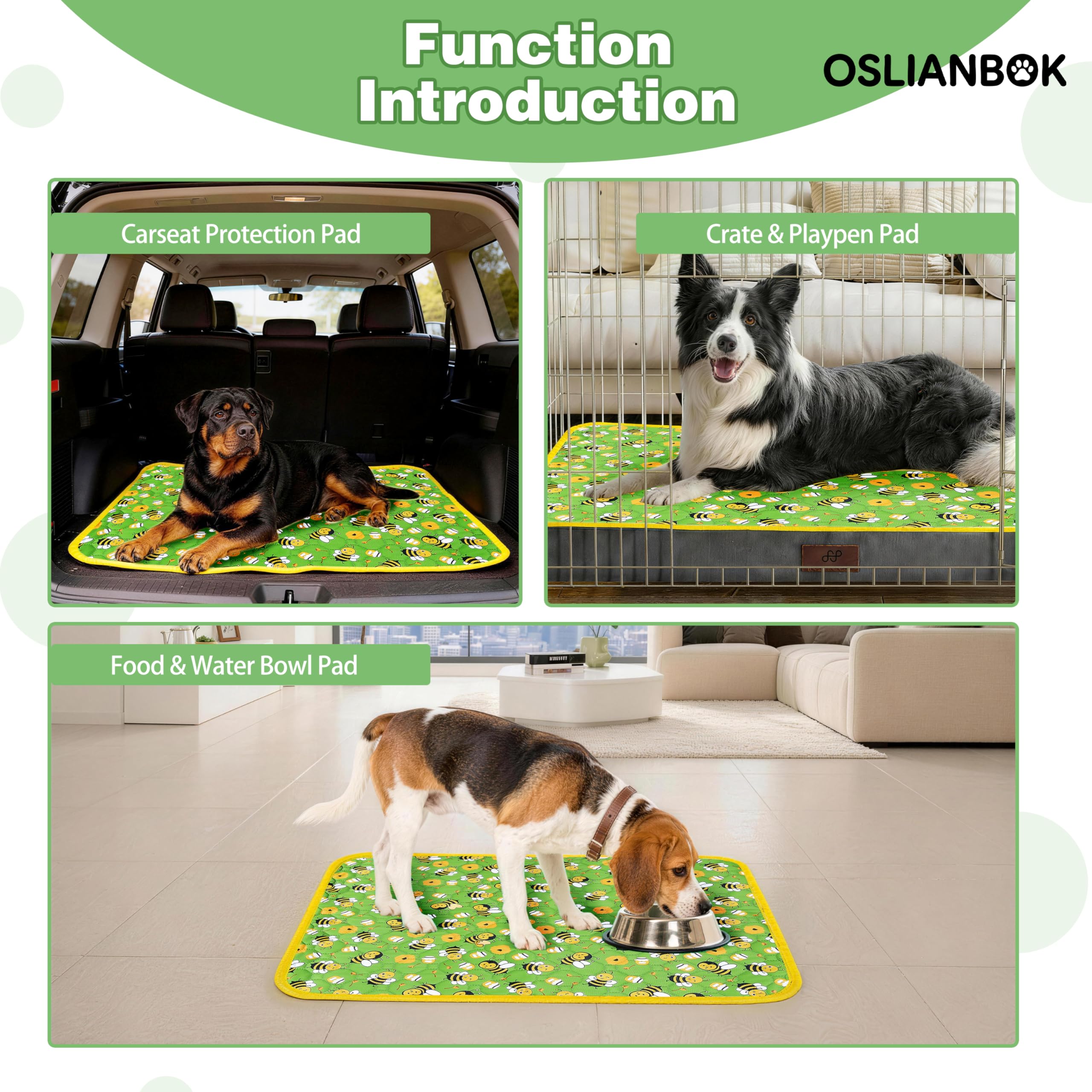 Oslianbok estampas variadas para combinar con la decoración del hogar.