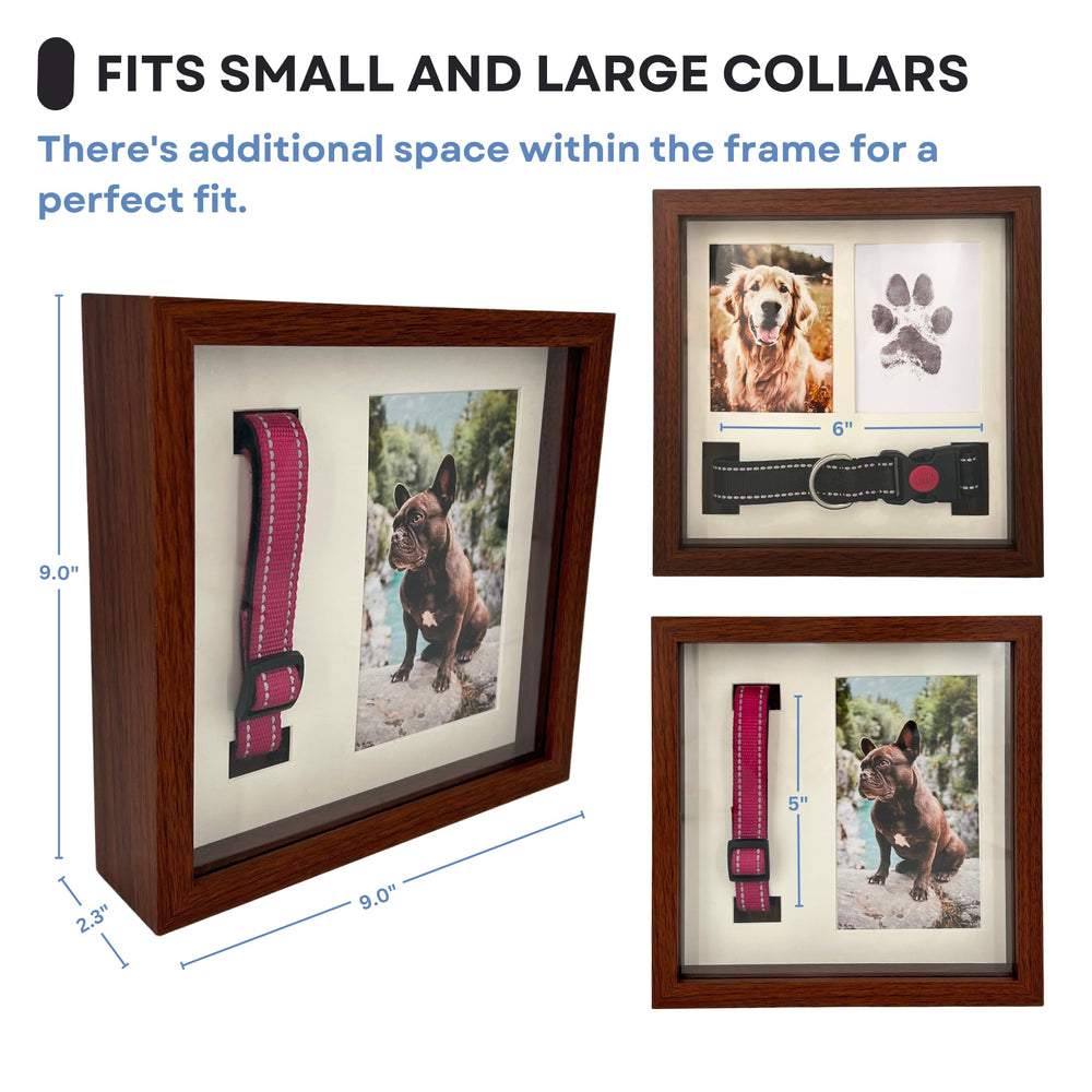 Foto de perro en OtterPets – marco conmemorativo de fácil montaje.