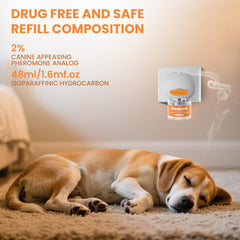 Ouamvh difusor encendido luz azul para ambiente relajante del perro