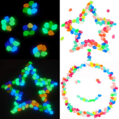 Piedras Oubest para iluminación en peceras, efecto luminoso suave.