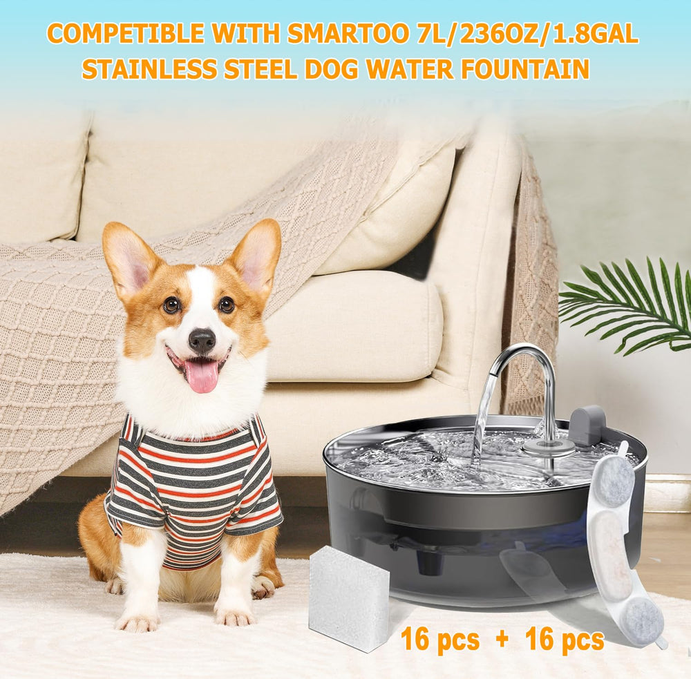 Filtro de 5 capas para Smartoo, mejora la calidad del agua de mascotas