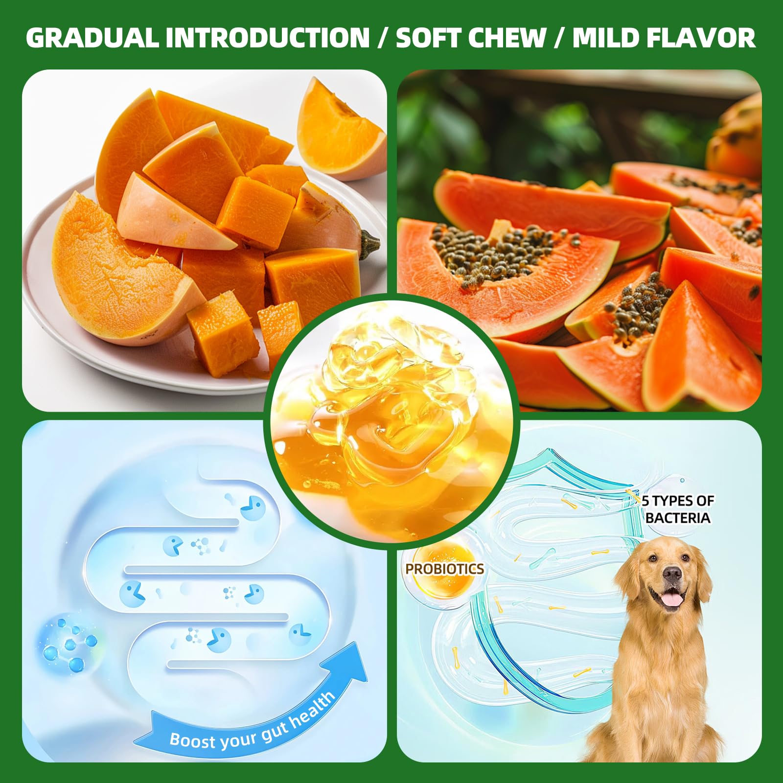 OurCares masticables sabor pollo, facil de aceptar incluso para perros exigentes.