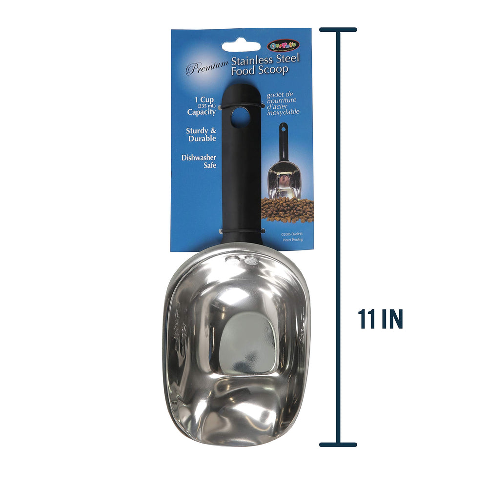 Our Pets Durapet: medidas 1/4, 1/2 y 1 taza para porciones.