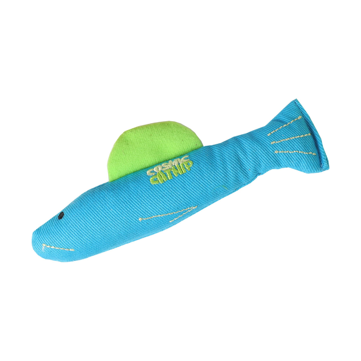 OurPets hierba gatera cósmica, pez-juguete relleno para juego interactivo.