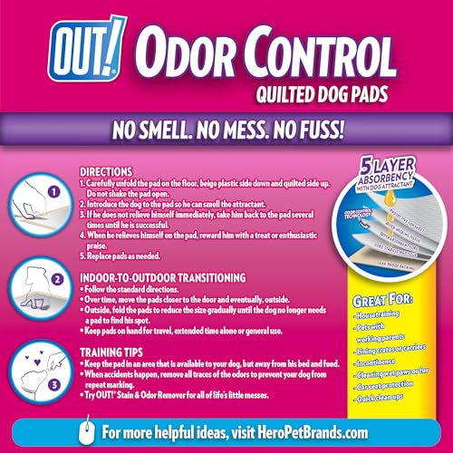Superficie absorbente OUT! XL Pad para uso diario en casa