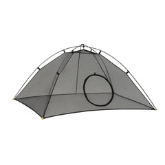 Outback Jack Kitty Habitat frente con entrada y vista de 360 grados.