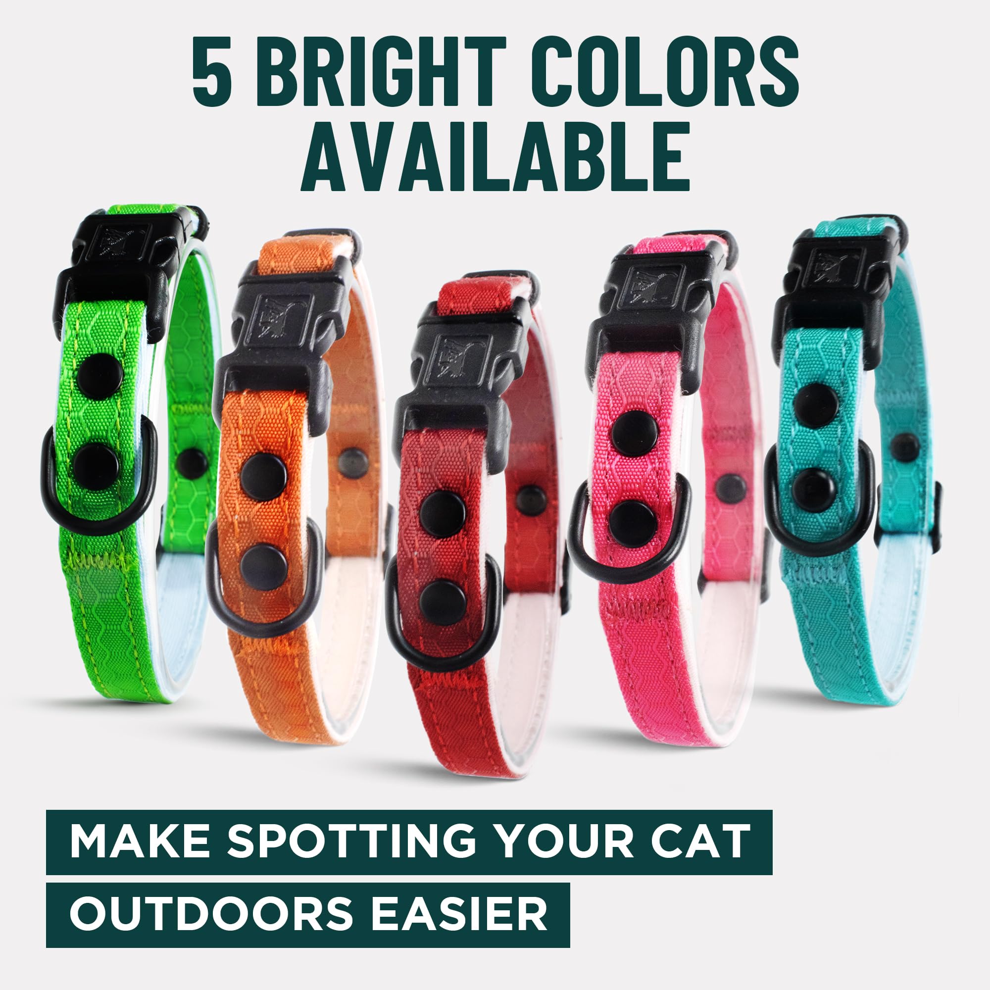Colores variados del collar OutdoorBengal para estilo.