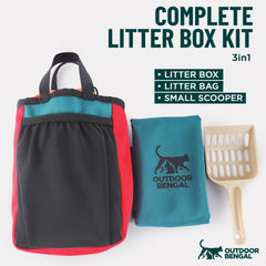 OutdoorBengal recogedor práctico: limpieza rápida en ruta.