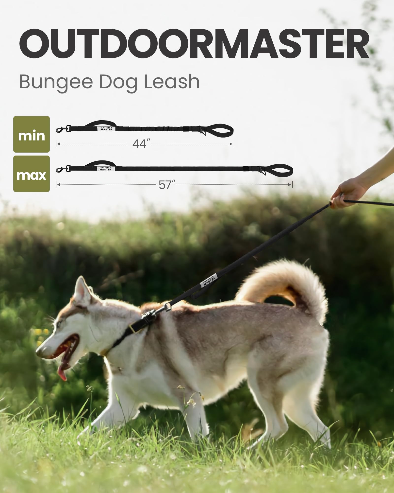 OutdoorMaster Cierre metálico 360°: conexión segura durante paseos.