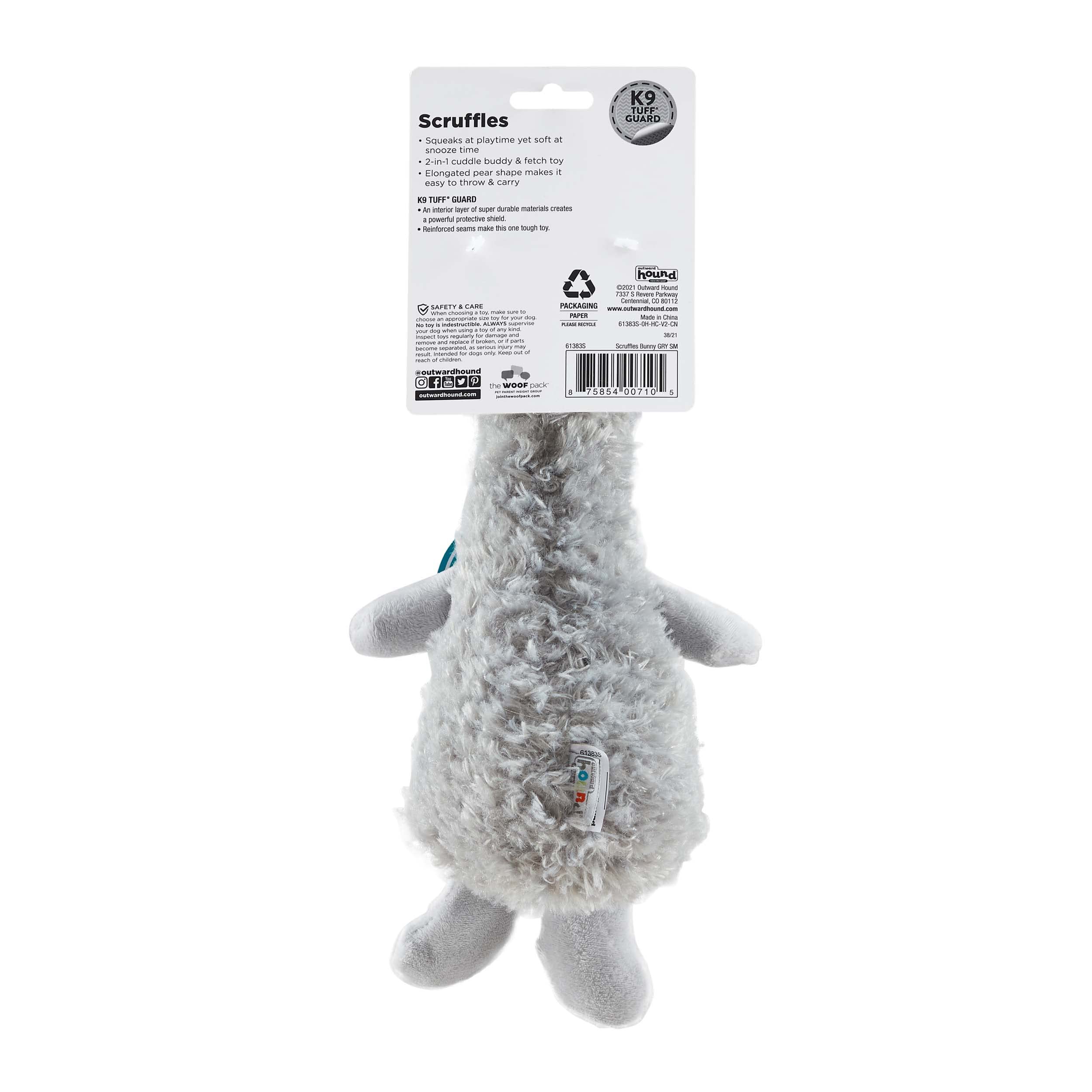 Outward Hound Scruffles costuras dobles y forro resistente para mayor durabilidad.