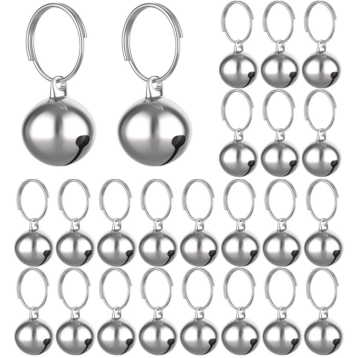 Outus campana para gato, campana pequeña y brillante para collar