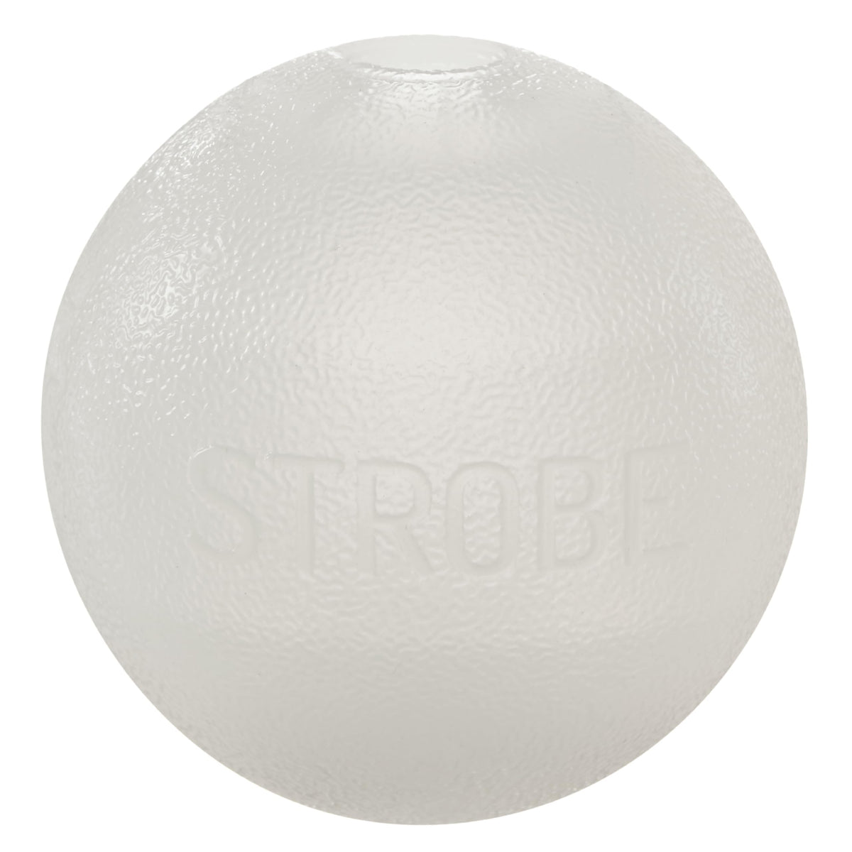 Outward Hound Strobe Glo Ball con luz LED que brilla al rebotar para juego nocturno.