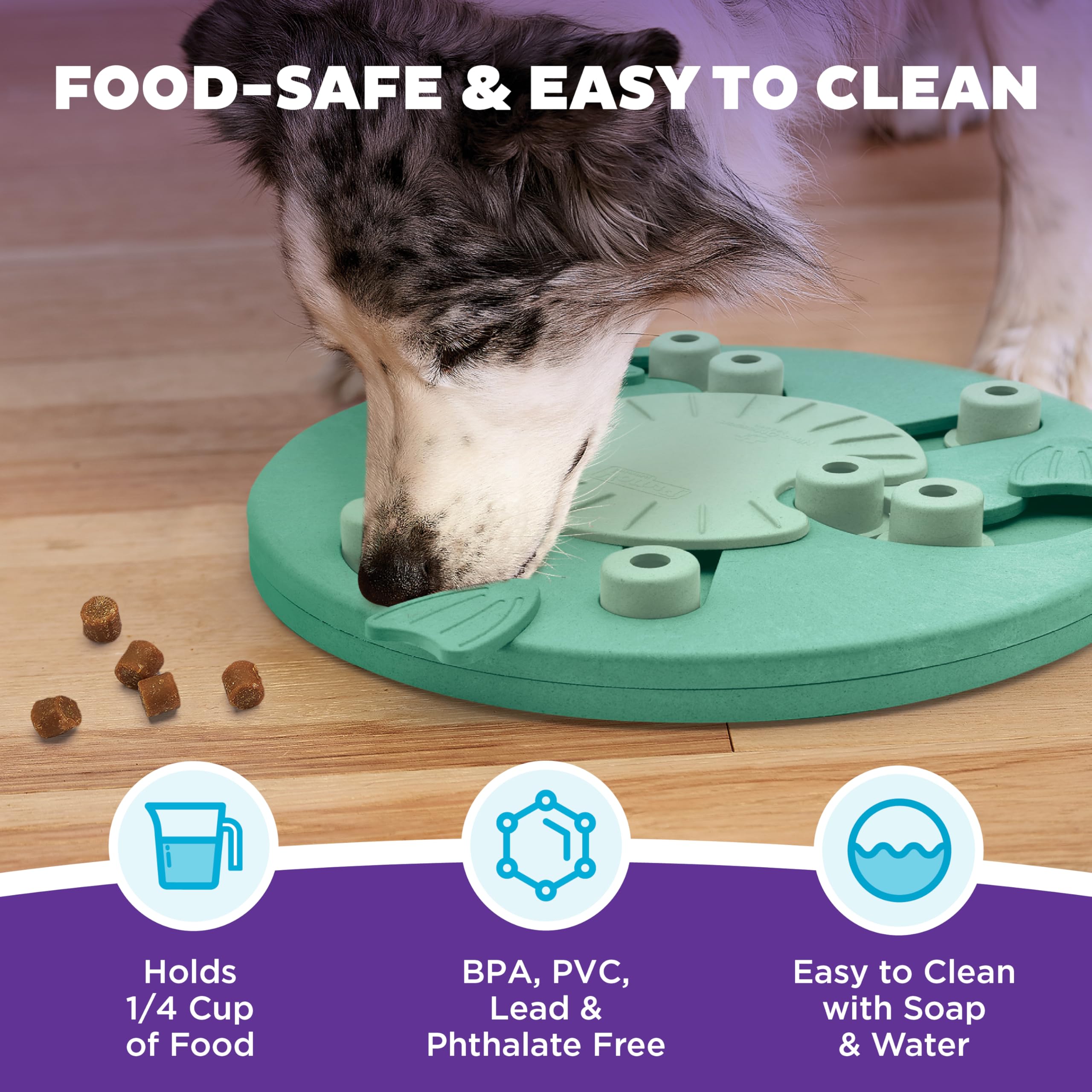 Outward Hound Dog Worker dispensador de premios para comida lenta