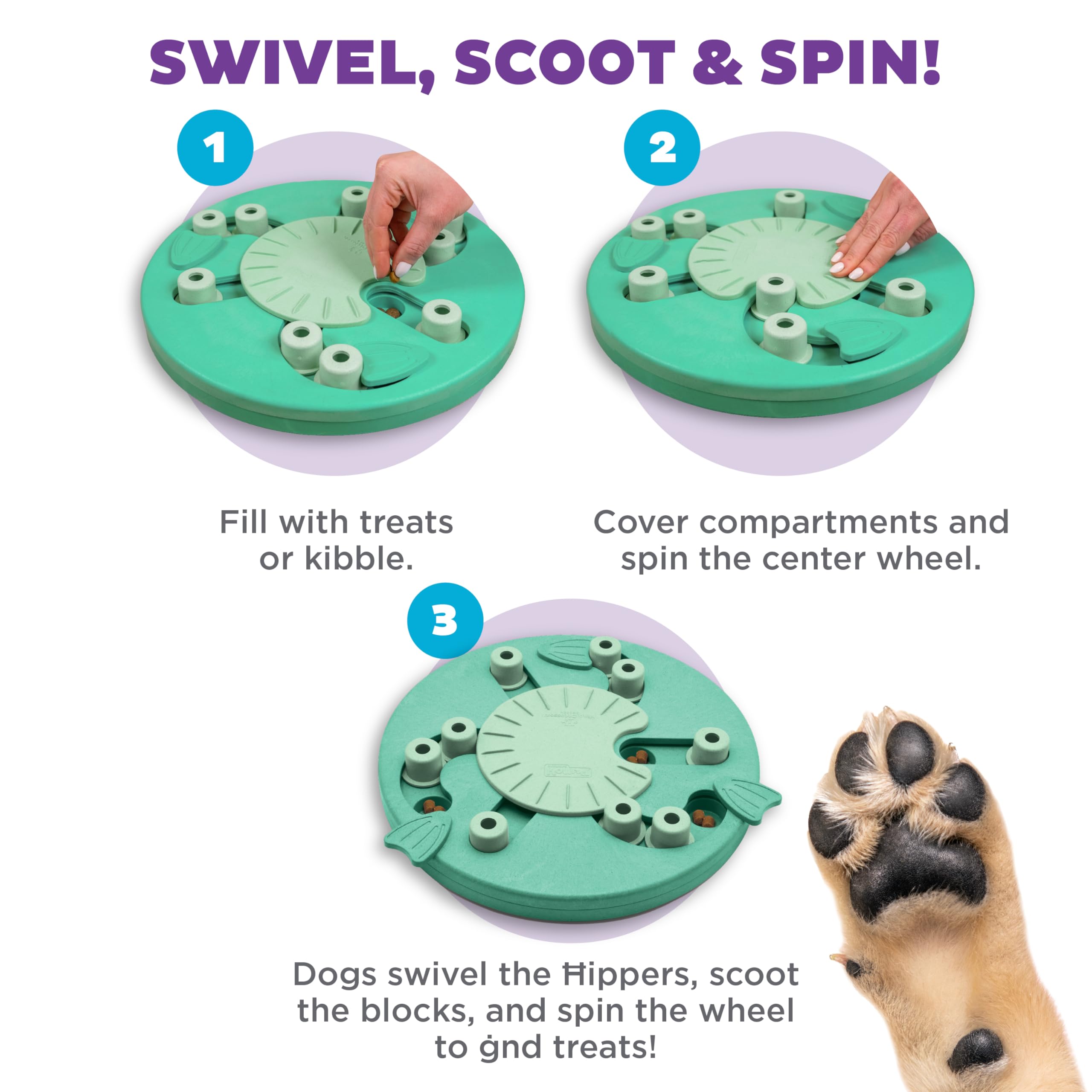 Outward Hound Dog Worker palancas giratorias para retos mentales