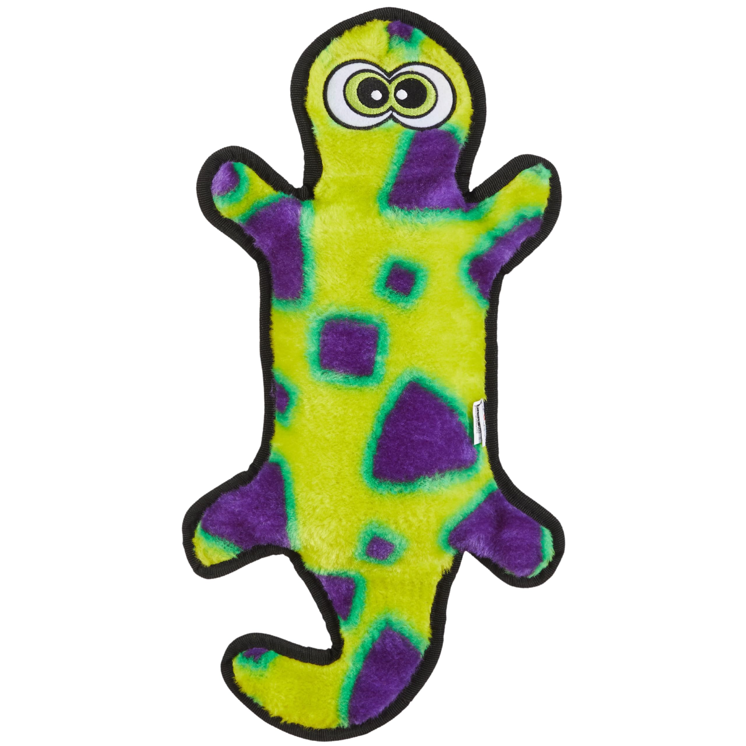 Outward Hound Durablez Gecko: juguete plush interactivo para perros, ideal para jugar a buscar.